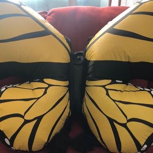 Inflatable butterfly and antenna headband